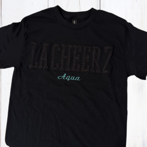 Aqua | Embroidered Tee