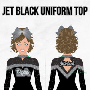 Jet Black - Uniform Top