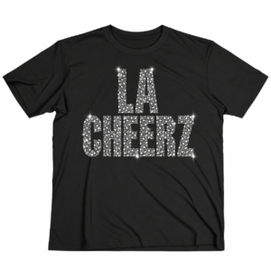 Black Mixed-Shape Rhinestone Tee
