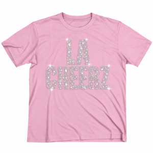 Light Pink Mixed-Shape Rhinestone Tee