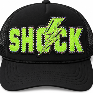 Shock - Rhinestone Applique Trucker Hat