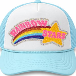 Rainbow Starz - Rhinestone Applique Trucker Hat