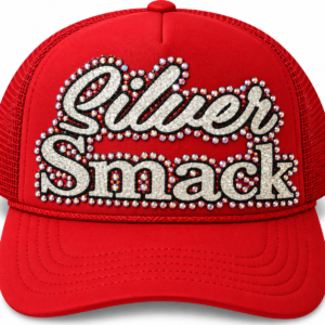 Silver Smack - Rhinestone Applique Trucker Hat