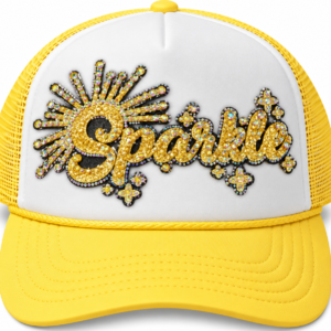 Sparkle - Rhinestone Applique Trucker Hat